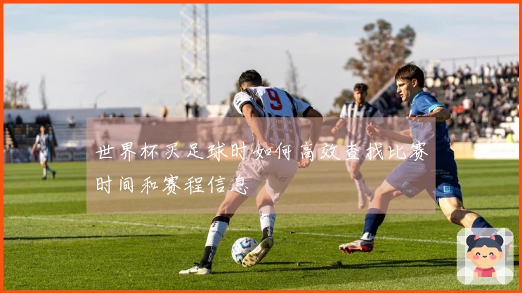 世界杯买足球时如何高效查找比赛时间和赛程信息