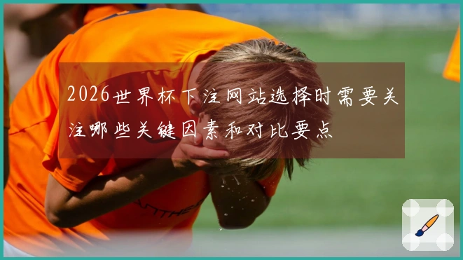2026世界杯下注网站选择时需要关注哪些关键因素和对比要点