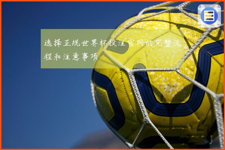 选择正规世界杯投注官网的完整流程和注意事项