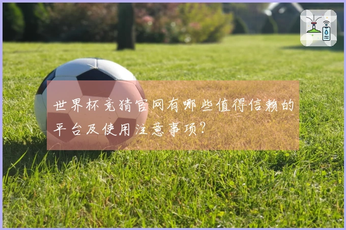 世界杯竞猜官网有哪些值得信赖的平台及使用注意事项？